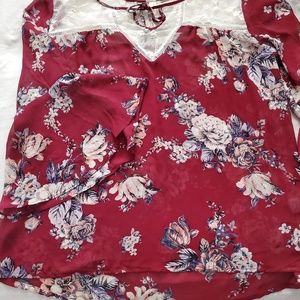 Floral 1/2 sleeve Blouse